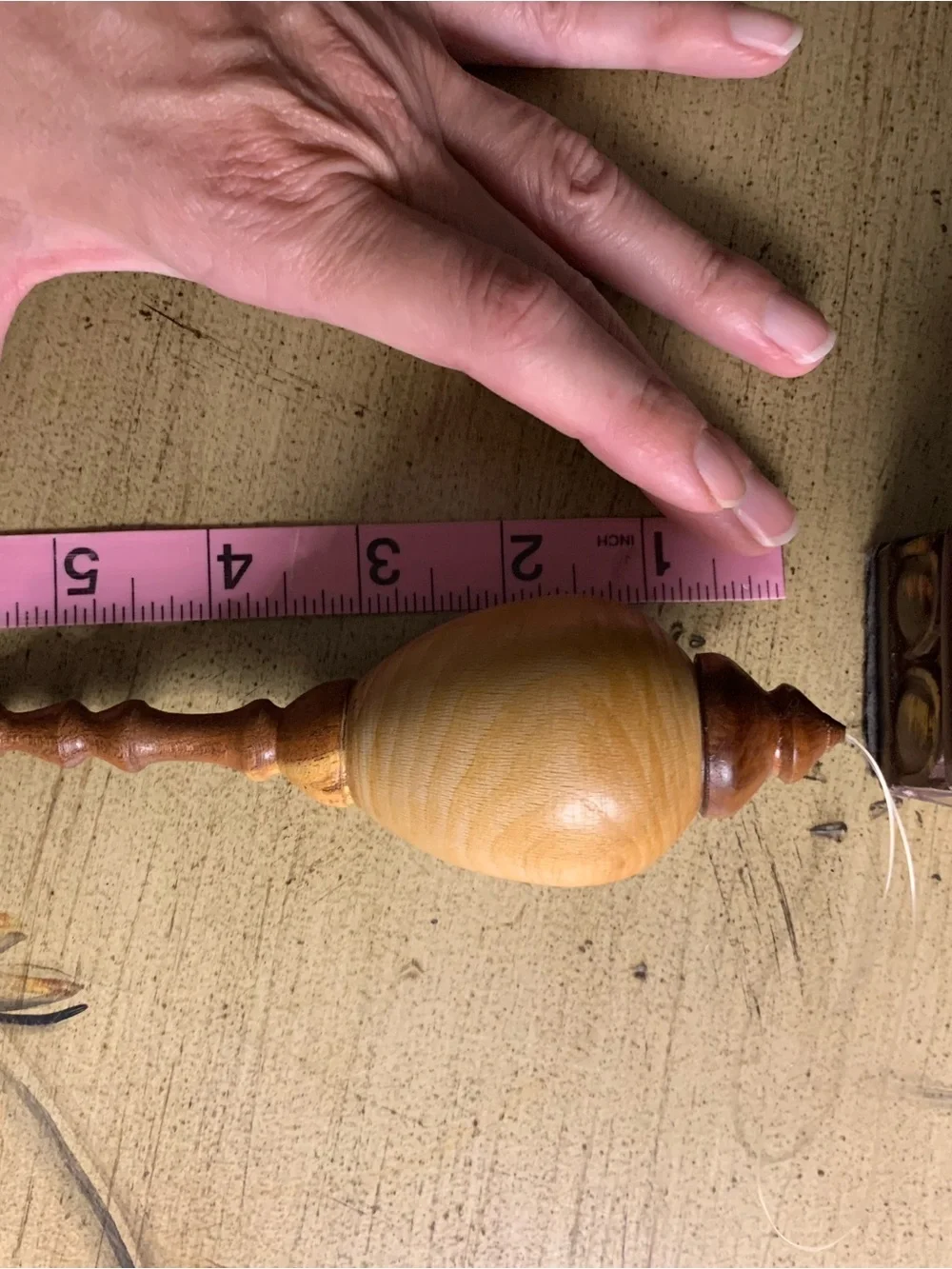 Hand-Turned Wooden Ornament